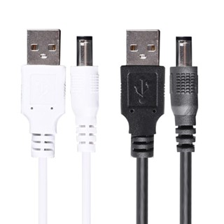 R* ซ็อกเก็ตชาร์จ USB ตัวผู้ เป็น DC 5 5x2 1 มม. DC5V