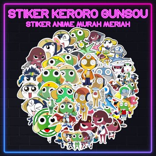 สติกเกอร์ ลายการ์ตูนอนิเมะ Keroro ddu du สําหรับติดตกแต่ง