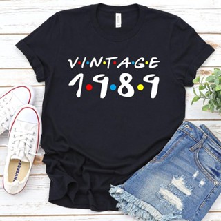 Vintage T-Shirt Men-1989 Large Size Women Party Birthday 31 Years Anniversary Clothes 80s_03