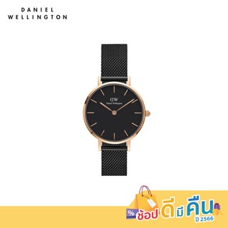 Daniel Wellington นาฬิกาข้อมือ Petite Ashfield RG Black 28มม สีดำ