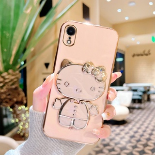 เคส iPhone X XR XS Max แฟชั่น KT Cat Bracket เคสโทรศัพท์กันกระแทก