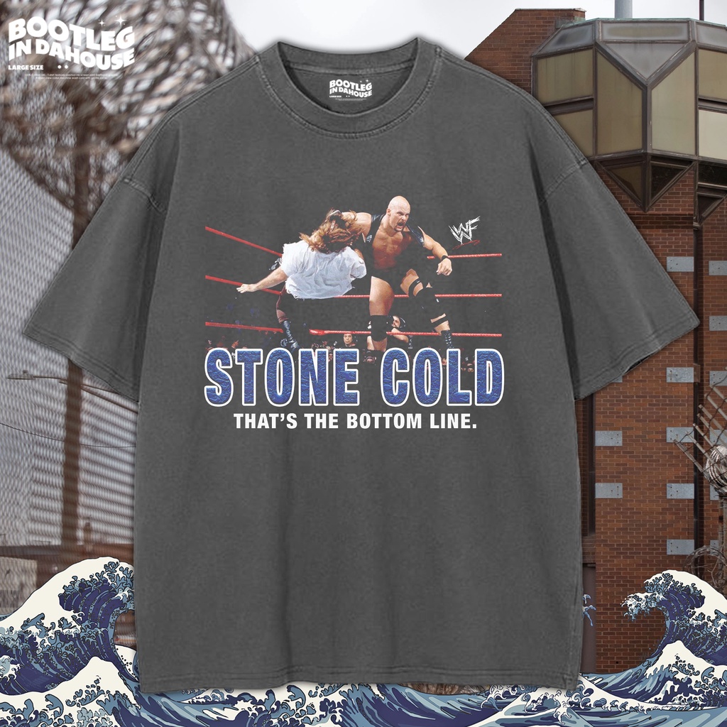 เสื้อยืดโอเวอร์ไซส์ STONE COLD / STONE COLD เสื้อยืด Oversize