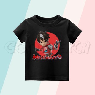 เสื้อยืด พิมพ์ลาย Mechamato ARMORED HERO 6 สําหรับเด็ก