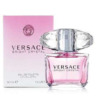 【💯% แท้ 】 Versace Bright Crystal EDT  90ml.  กล่องซีล