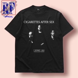 เสื้อยืด ลาย CIGARETTES AFTER SEX BAND โอเวอร์ไซซ์ | เสื้อยืด เสื้อผ้าอินดี้ | เสื้อยืด พิมพ์ลายวง BAND สีดํา พรีเมี่ยม