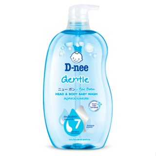 ดีนี่เฮดแอนด์บอดี้เบบี้วอช800มล ฟ้าD-NEE PURE HEAD BODY BABY WASH800M BLUE