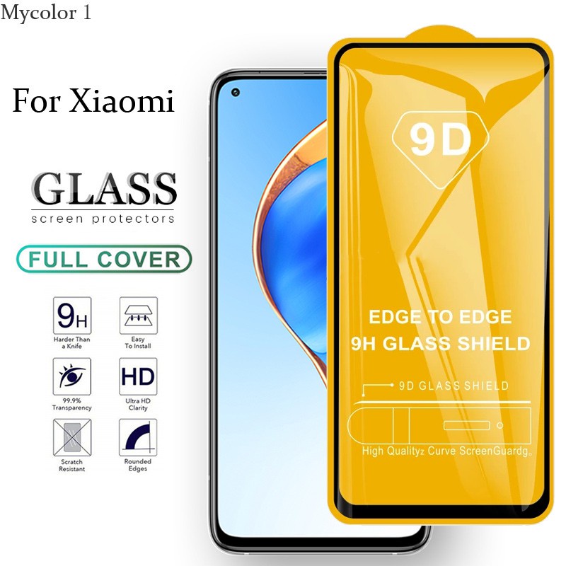 ฟิล์มกระจกนิรภัยมือถือ กันรอยหน้าจอ สําหรับ Xiaomi Poco C75 C61 C65 C55 C40 F6 F5 F4 F3 M7 M6 M5 M5s M3 X7 X6 X5 X4 X3 GT NFC F2 Pro 5G 4G 2024