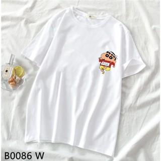 stok sedia B0085 B0086 STYLE ANIME SHINCHAN OVERSIZE TSHIRT BAJU BESAR CRAYON BOY JOGGING FACTORY FASHION TEE_12