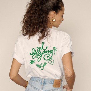 Sporty &amp; Rich Little Angel American Street Rock Friends เสื้อยืดลําลอง แขนสั้น ลายดอกไม้ สไตล์ฮิปฮอป วินเทจ สําหรับคู่รัก