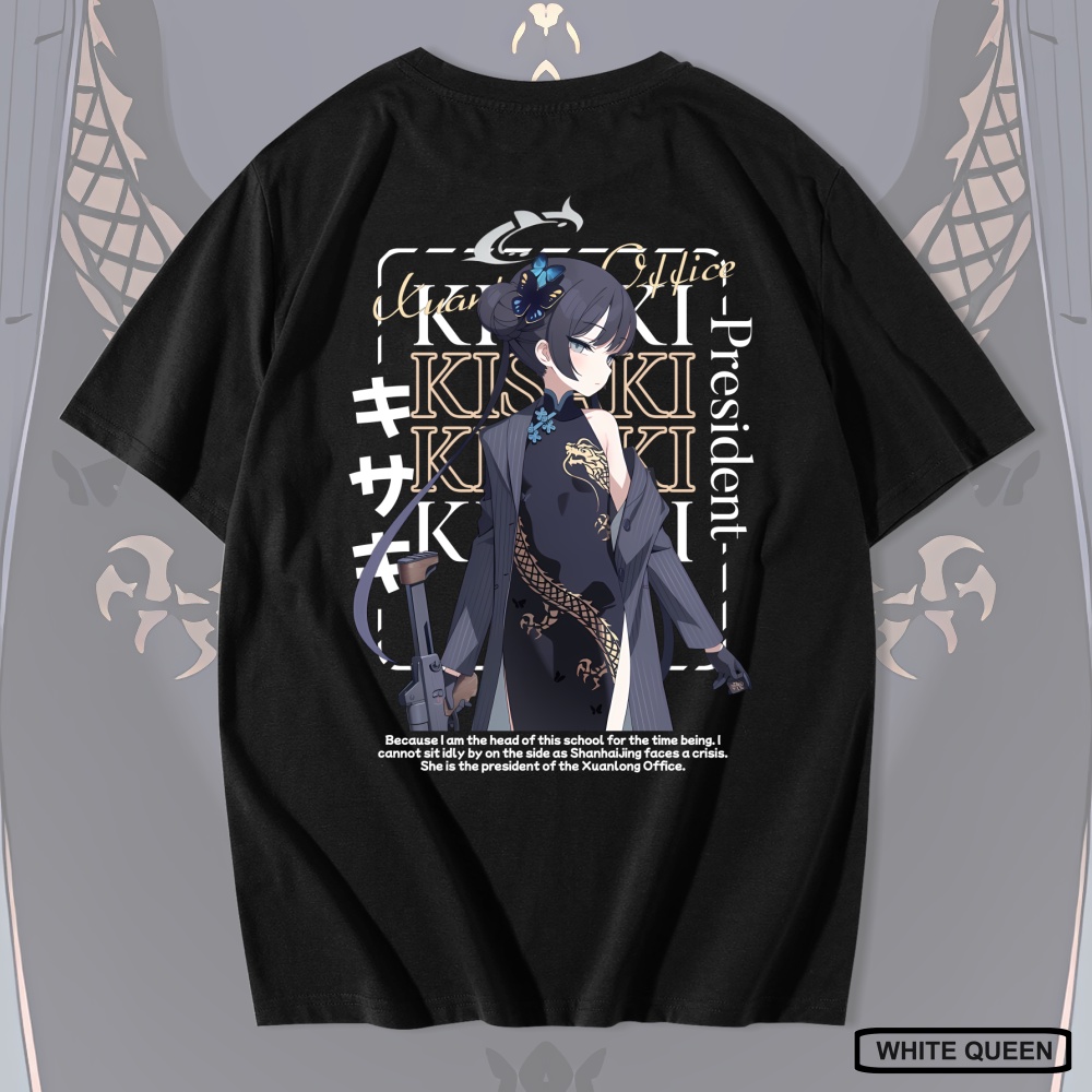 เสื้อยืด KISAKI BLUE ARCHIVE - MENS & WOMENS DISTRO เสื้อยืด ANIME & GAME BLUE ARCHIVE KISAKI T-SHIR