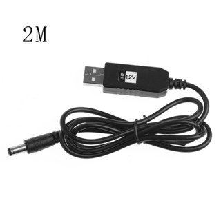 R* สายเคเบิลแปลงสเต็ปอัพ USB สําหรับ DC 5V เป็น DC 12V 2 1x5 5 มม.