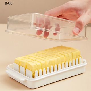 BAK Kitchen Butter Dish Box Holder Tray With Lid Cheese Board Storage Container BA