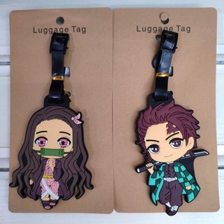 ขายดี ป้ายแท็ก PVC ลายการ์ตูน Demon Blade สําหรับติดกระเป๋าเดินทาง  luggage tag แท็กกระเป๋าเดินทาง แท็กกระเป๋า tag กระเป๋าเดินทาง