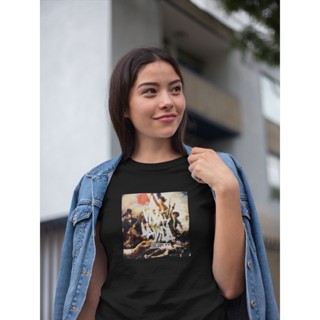 2023เสื้อยืดผ้าฝ้าย เสื้อเชิ้ต Viva Lavida ColdPlay