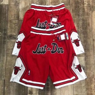 ◕Just Don High Street กางเกงบาสเก็ตบอล NBA Retro James Kobe Team Lakers Bulls Magic Raptors Shorts