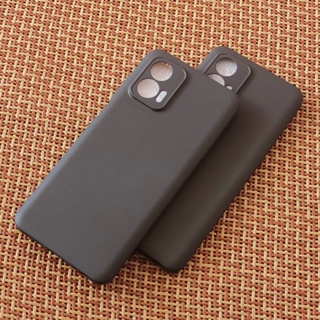 เคสโทรศัพท์ซิลิโคน TPU แบบนิ่ม สีดํา สําหรับ Motorola Moto G73 5G