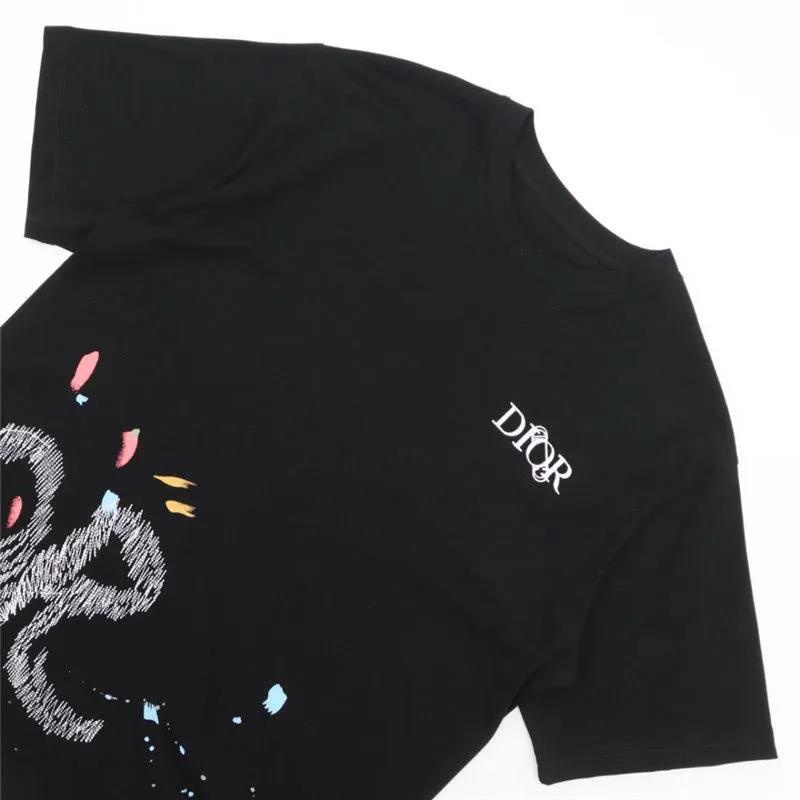 เสื้อยืดแขนสั้น คอปก พิมพ์ลายตัวอักษร แฟชั่นฤดูร้อน สําหรับผู้ชาย และผู้หญิง