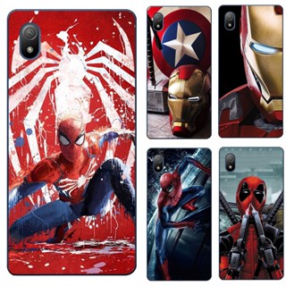 เคสโทรศัพท์ซิลิโคน TPU แบบนิ่ม ลายซุปเปอร์ฮีโร่ Marvel สําหรับ Sony Xperia Ace III