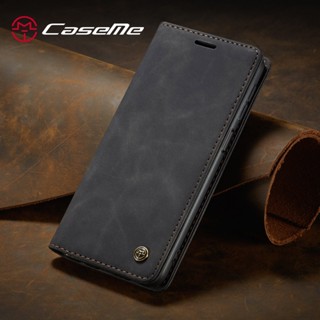 Caseme เคสโทรศัพท์หนัง ฝาพับแม่เหล็ก พร้อมช่องใส่บัตร สําหรับ Samsung Galaxy A14 A34 A54 5G