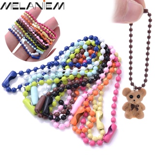 Ball Beads Chains Portable Multi-purpose Colorful DIY Bracelet Jewelry Making 10Pcs