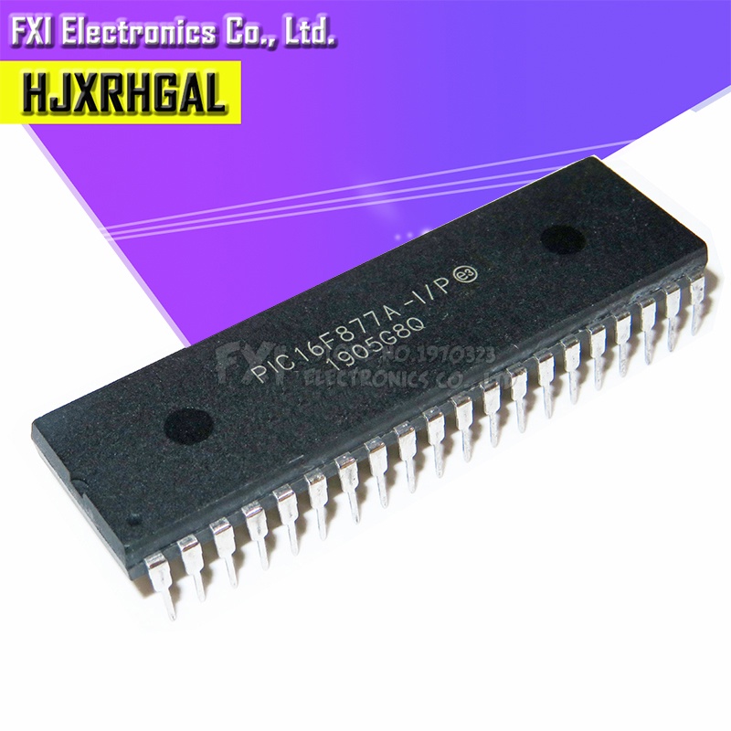 2PCS PIC16F877A-I/P PIC16F877A DIP40 DIP 16F877AEn ใหม่