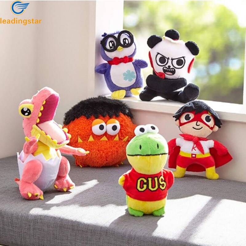 ۞▲LEADINGSTAR Fast Delivery 18cm Ryan World Plush Toys Stuffed Animal Plushie Doll Toys Birthday Gif