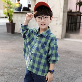 เสื้อแขนยาว ผ้าฝ้าย สําหรับเด็กผู้ชาย XSSZ