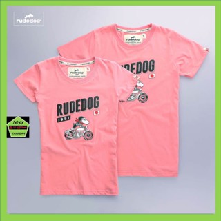 Rudedog เสื้อคอกลม ชาย หญิง รุ่น มอไซด์19 สีชมพู_02