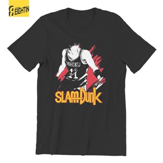 Rukawa Slam Dunk Basketball  Vintage T-Shirt Round Neck  Tee Shirt Short Sleeve Clothing_09