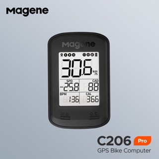 อุปกรณ์วัดความเร็ว ใมล์ GPS จักรยาน Magene C206 PRO GPS smart bike computer