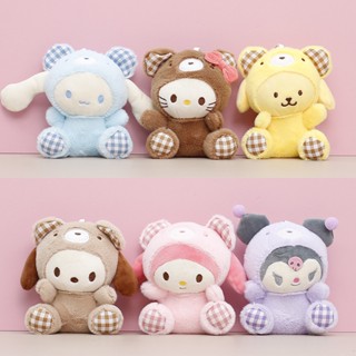 ตุ๊กตาการ์ตูน Sanrio Melody Cinnamoroll Kuromi ของเล่นสําหรับเด็ก