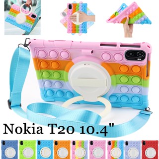 เคสกันกระแทก พร้อมสายคล้อง สําหรับ Nokia T20 10.4 นิ้ว