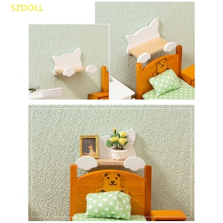 [cxSZDOLL] ชั้นวางของจิ๋ว 1:12 สําหรับตกแต่งบ้านตุ๊กตา