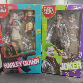 Neca SHF ตุ๊กตาฟิกเกอร์ Suicide Squad Harley Quinn Joker ของเล่นสําหรับเด็ก