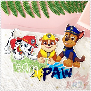 ❀ สติกเกอร์ไวนิล Paw Patrol ถ่ายเทความร้อน 1 ชิ้น ❀ Chase &amp; Marshall &amp; Rubble แผ่นสติกเกอร์ไวนิล DIY สําหรับติดตกแต่ง