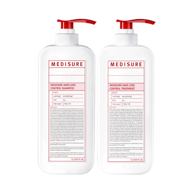 MEDISURE Hair Loss Control Shampoo / Treatment 1000ml / Anti Hair Loss