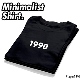 [ Minimalist Shirt ] 1990 to 1999 - Choose your Birth Year | Gift Idea | 90s Kid_03