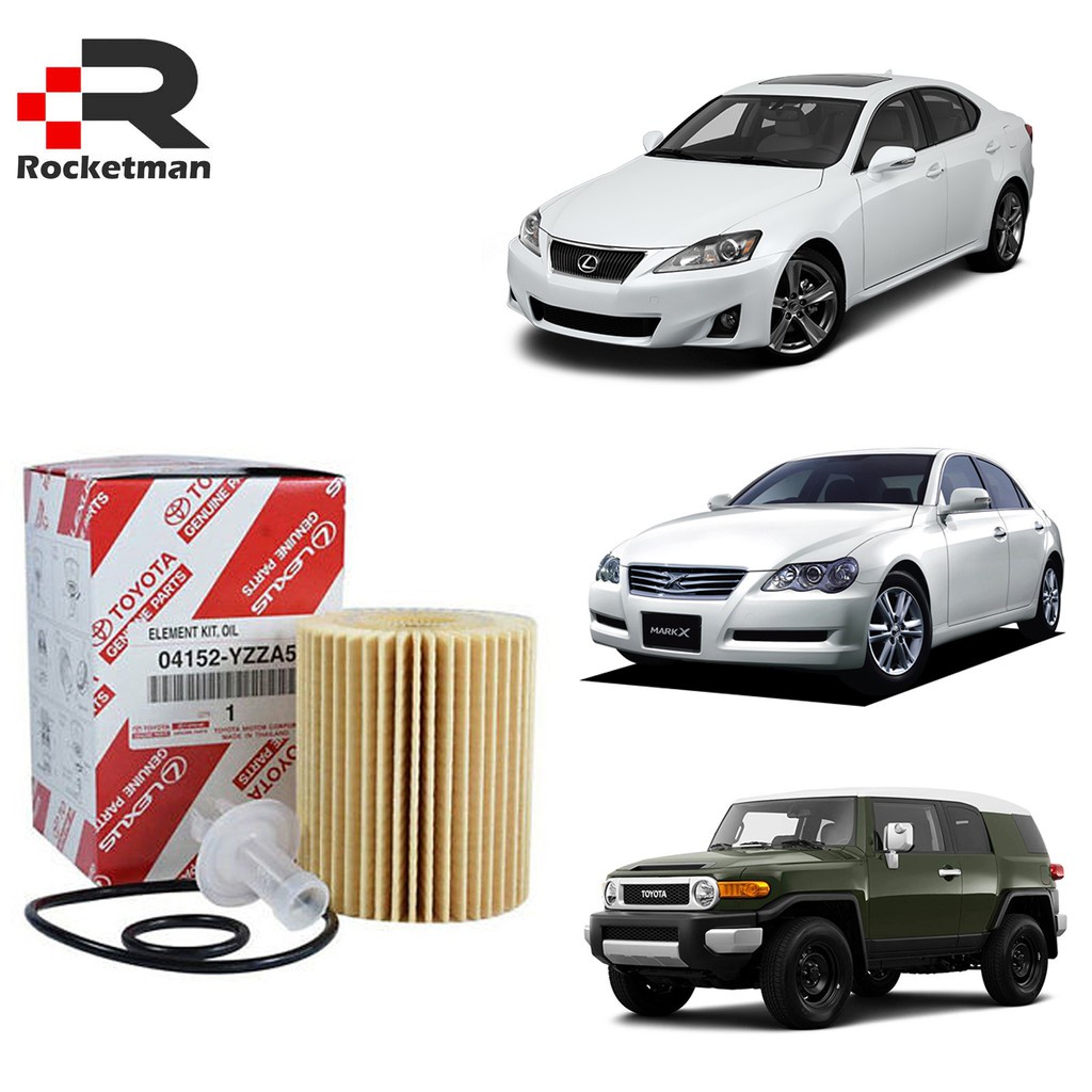 กรองน้ํามันเครื่องTOYOTA MARK X FJ CRUISER LEXUS IS250 IS350 PARTS (04152-YZZA5)