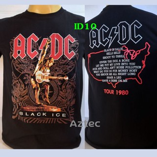 เสื้อวง ACDC เสื้อยืดคอกลม เสื้อวินเทจ ผ้าcotton เสื้อใหม่ ลายวินเทจ ใส่ได้ทั้ง ชาย หญิง(id10)_05