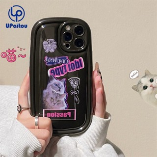 เคสโทรศัพท์มือถือแบบนิ่ม ใส ลายการ์ตูนแมวน่ารัก แฟชั่น สําหรับ iPhone 11 14 Pro 13 12 Pro Max 14 Plus X XR Xs Max 8 7 6 6s Plus SE 2020