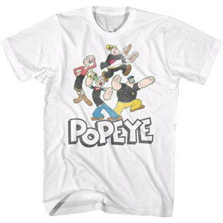 Characters Popeye T-Shirt เสื้อขาว เสื้อคู่_03