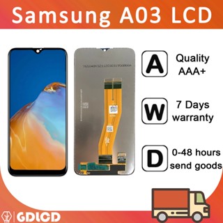 ชุดประกอบหน้าจอสัมผัสดิจิทัล LCD สําหรับ Samsung Galaxy A03 A035