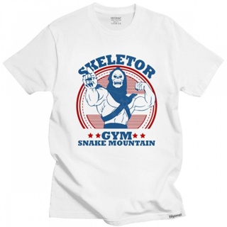 Funny Skeletor Gym T-shirt Snake Mountain T Shirt Men He-Man And The Masters Of The Universe Tshirt Short Sleeved C_01