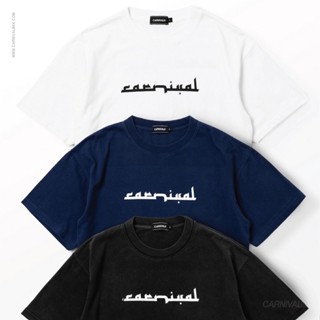 เสื้อยืดผู้ชาย เสื้อยืดผ้าคอตตอน [ ของแท้ ] เสื้อยืด CARNIVAL® Fall/Winter 2022 “Creation from chaos” Collection (Drop 3