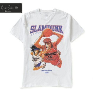 tshirt เสื้อยืดพิมพ์ลายแฟชั่น เสื้อยืด ลาย Dunk SLAM | เสื้อยืด ลายการ์ตูนอนิเมะ | เสื้อผ้า Slamdunk | ขนาดใหญ่ | เสื้อย