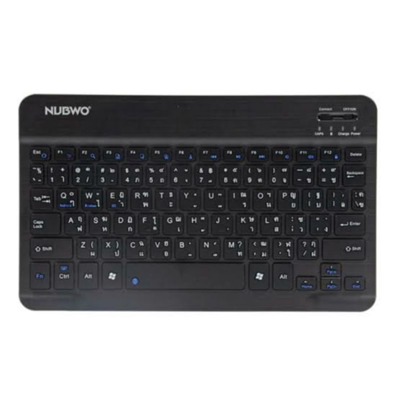 BLUETOOTH KEYBOARD (คีย์บอร์ดบลูทูธ) NUBWO NKB-100 (BLACK) (EN/TH)