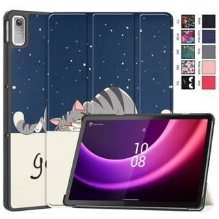 เคสแท็บเล็ตหนัง PU ฝาพับแม่เหล็ก พร้อมขาตั้ง สําหรับ Lenovo Tab P11 2nd Gen 11.5 2022 Xiaoxin Pad Plus 2023 TB-350FU TB350XC