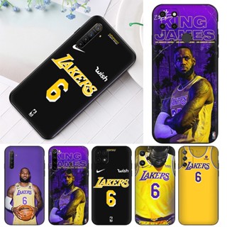 เคสนิ่ม Realme C2 C3 C11 C12 C15 C17 No. เคสซิลิโคนนิ่ม ลาย LeBron James 6 สําหรับ Realme C20 C21 C21Y