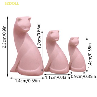 [cxSZDOLL] เฟอร์นิเจอร์เรซิ่น สําหรับตกแต่งบ้านตุ๊กตา 3 ชิ้น ต่อชุด