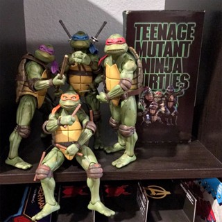 Neca โมเดลตุ๊กตานินจาเต่า ขยับได้ 1990 TMNT รุ่นลิมิเต็ดอิดิชั่น 7 นิ้ว